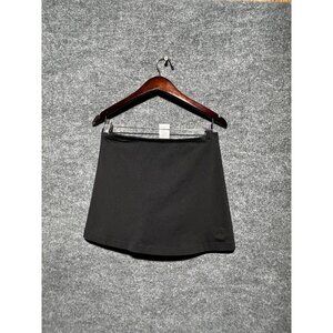 Adidas Skirt Womens Medium Black Athletic Pull On Stretch Gym Sport Training